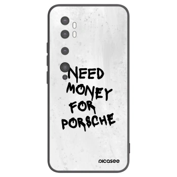 Picasee silikonowe czarne etui na Xiaomi Mi Note 10 (Pro) - White Dollar
