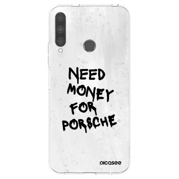 Picasee silikonowe przeźroczyste etui na Huawei P40 Lite E - White Dollar