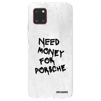 Picasee silikonowe przeźroczyste etui na Samsung Galaxy Note 10 Lite N770F - White Dollar