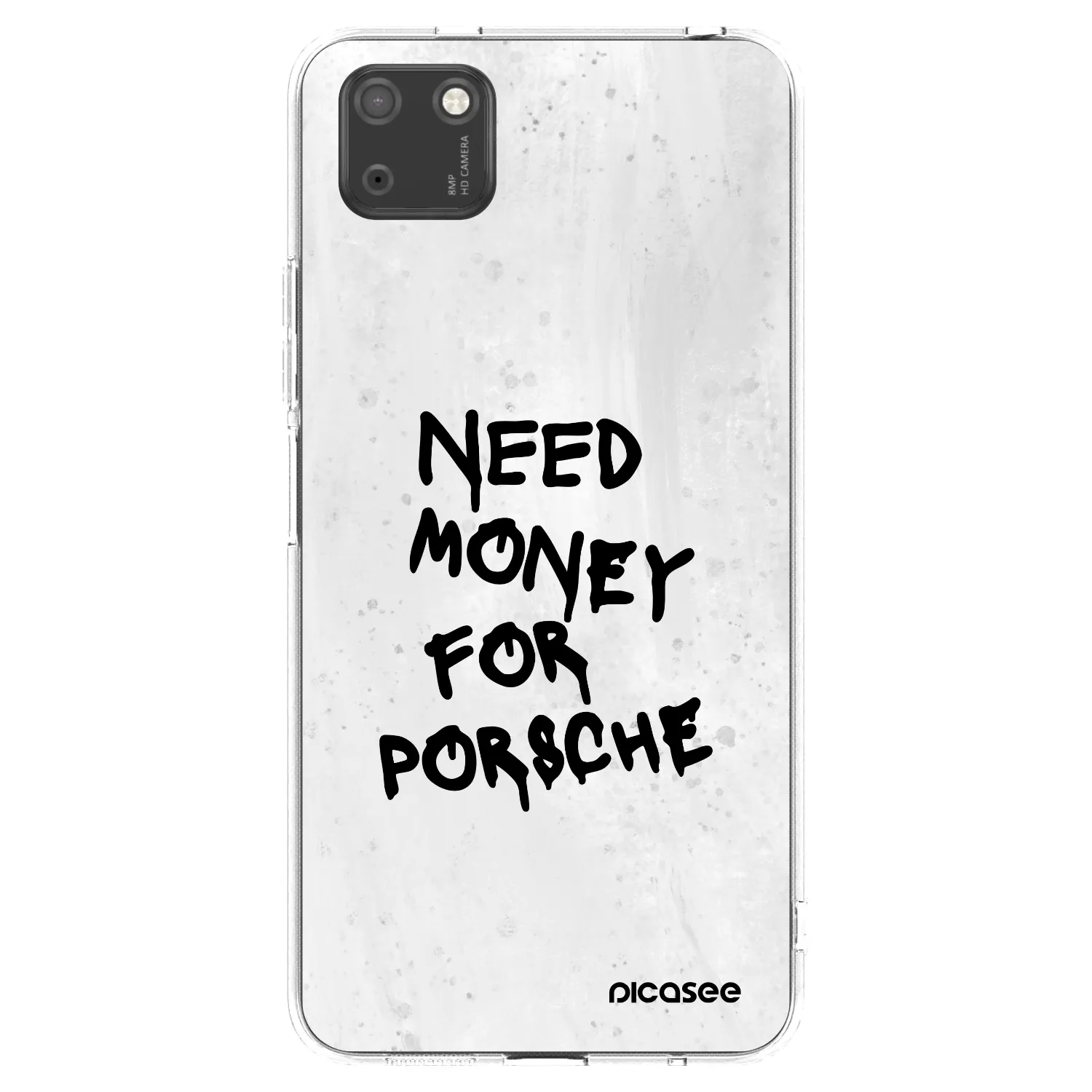 Picasee silikonowe przeźroczyste etui na Huawei Y5P - White Dollar