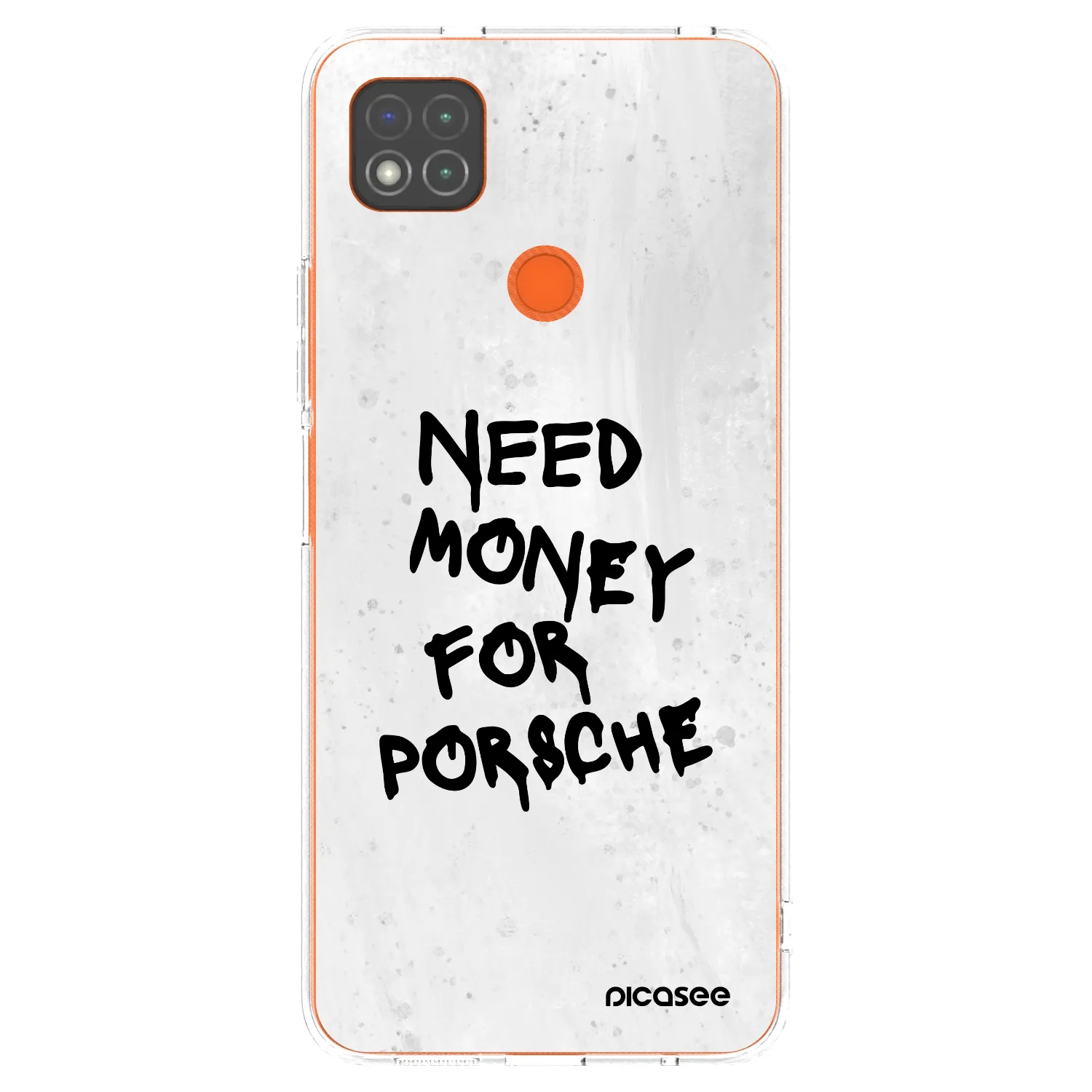 Picasee silikonowe przeźroczyste etui na Xiaomi Redmi 9C - White Dollar