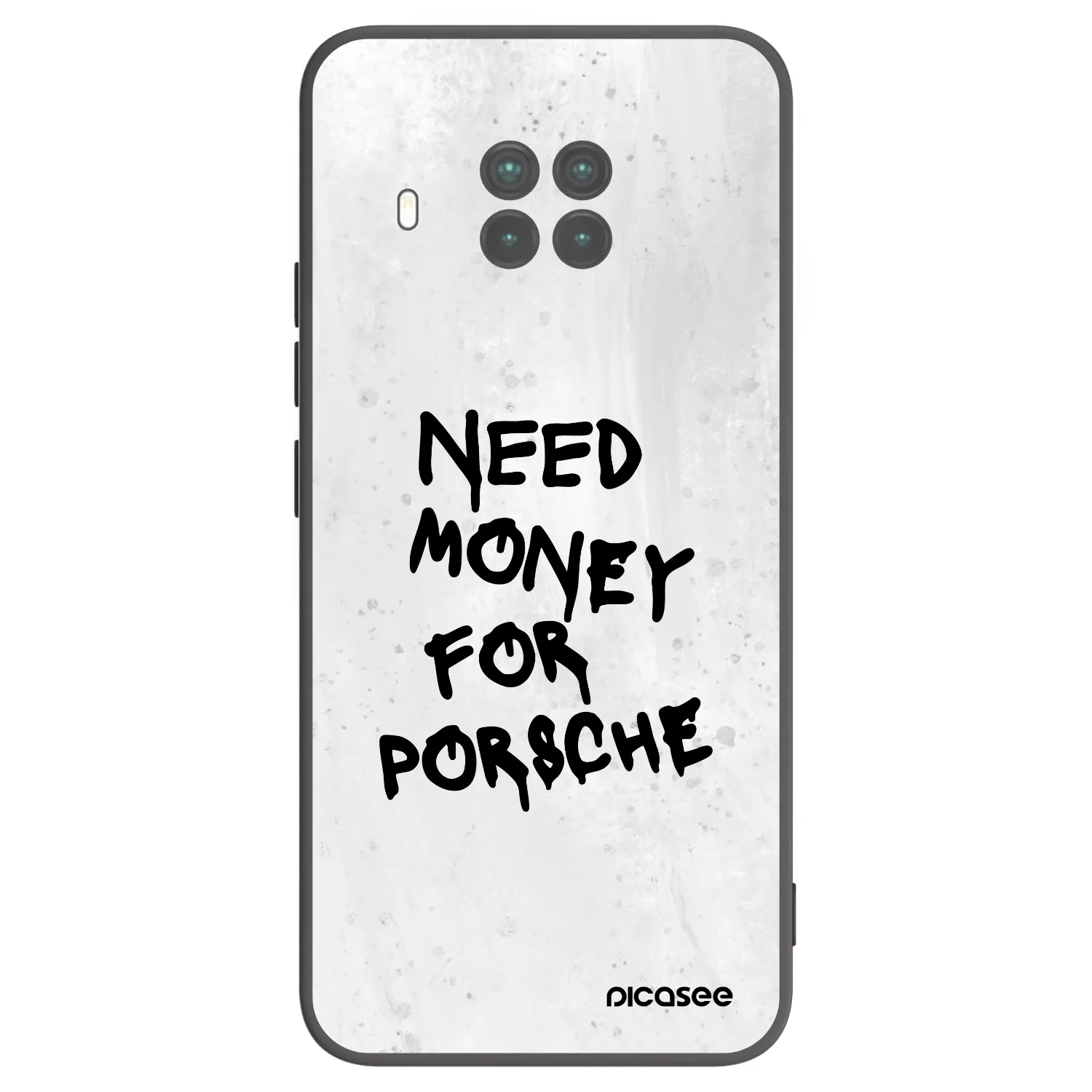 Picasee silikonowe czarne etui na Xiaomi Mi 10T Lite - White Dollar