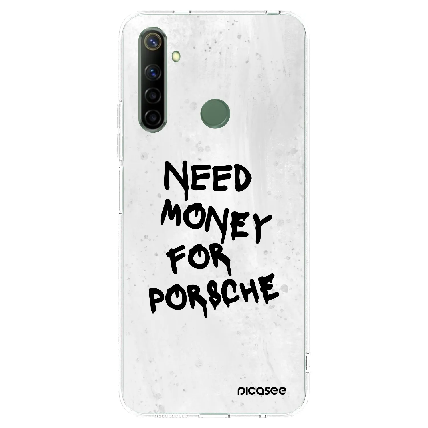 Picasee silikonowe przeźroczyste etui na Realme 6i - White Dollar