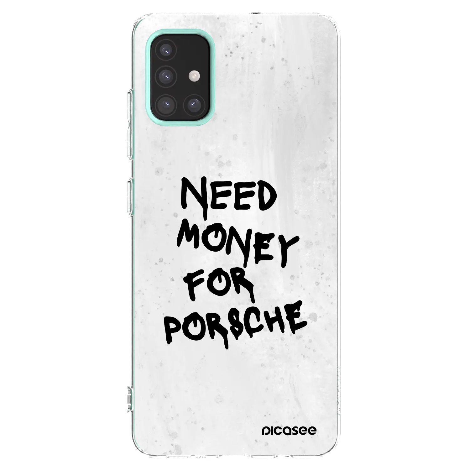 Picasee silikonowe przeźroczyste etui na Samsung Galaxy M31s - White Dollar