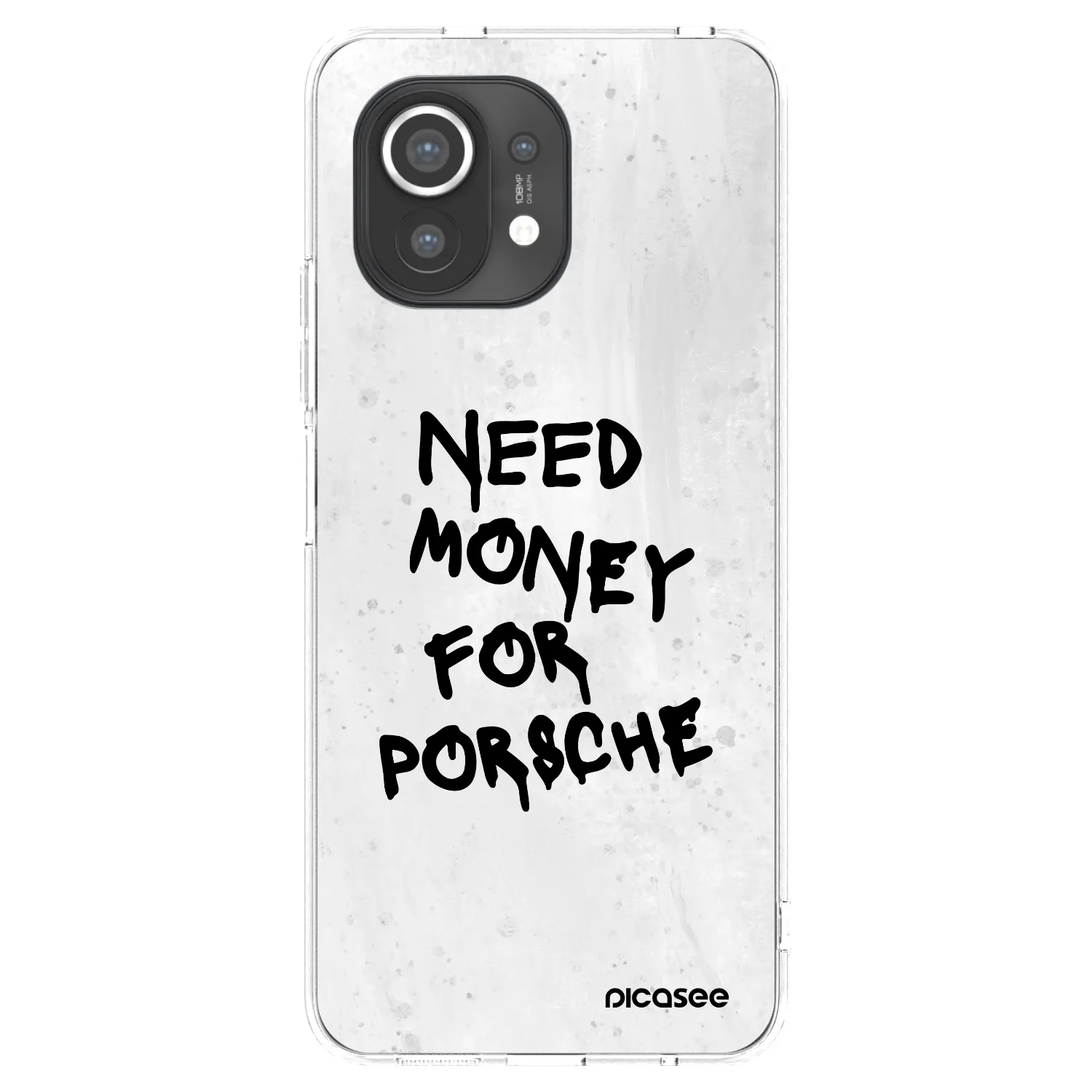 Picasee silikonowe przeźroczyste etui na Xiaomi Mi 11 - White Dollar