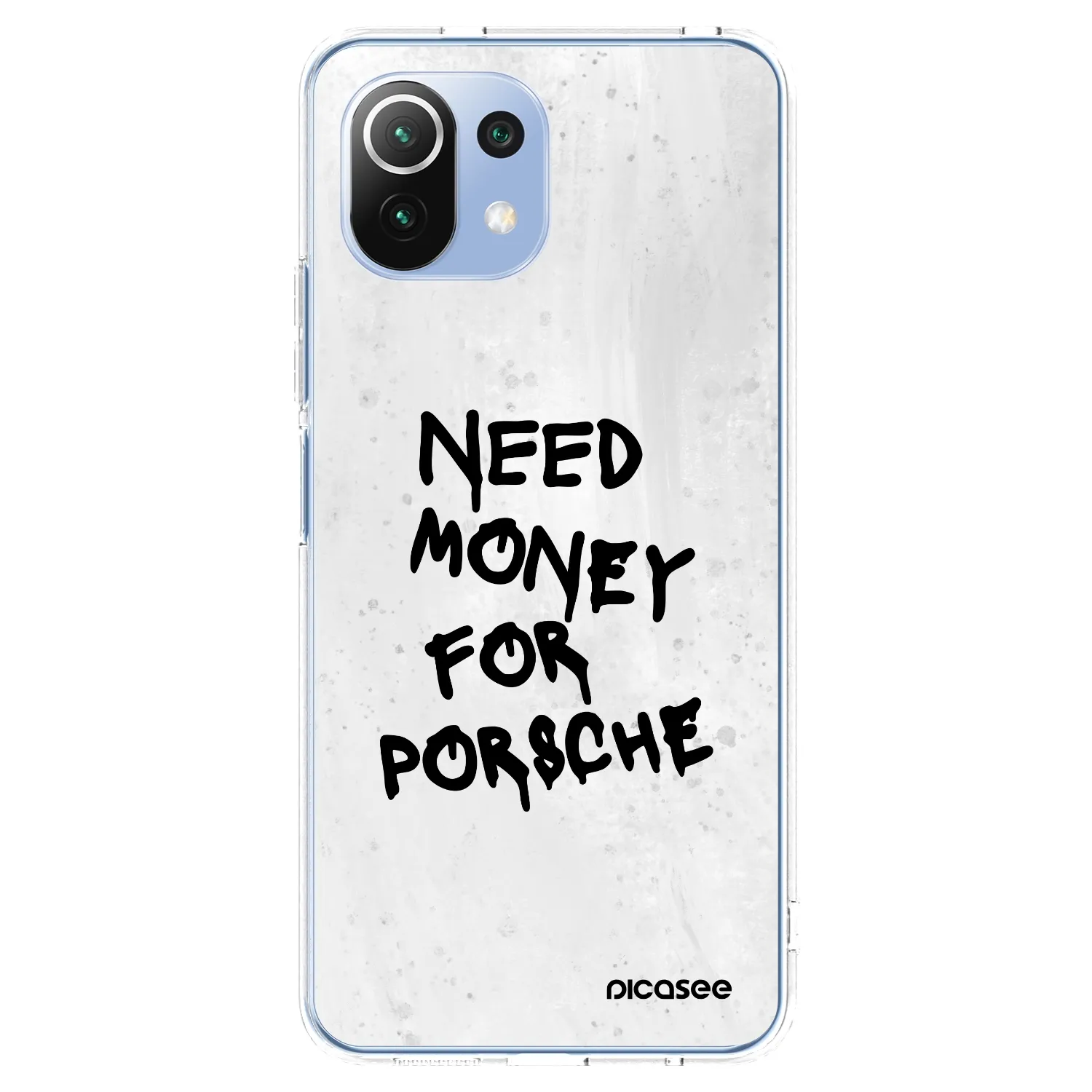 Picasee silikonowe przeźroczyste etui na Xiaomi Mi 11 Lite - White Dollar