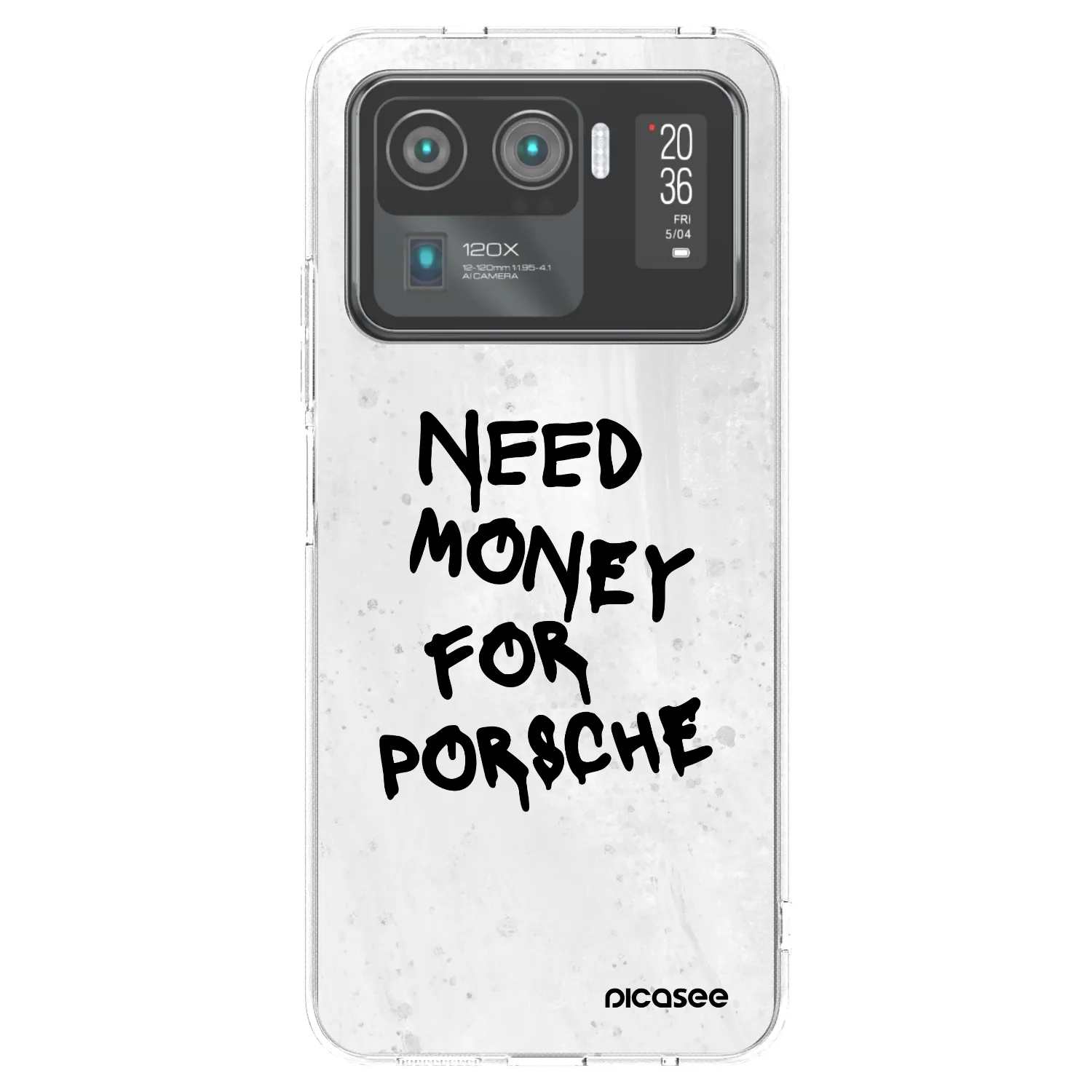 Picasee silikonowe przeźroczyste etui na Xiaomi Mi 11 Ultra - White Dollar