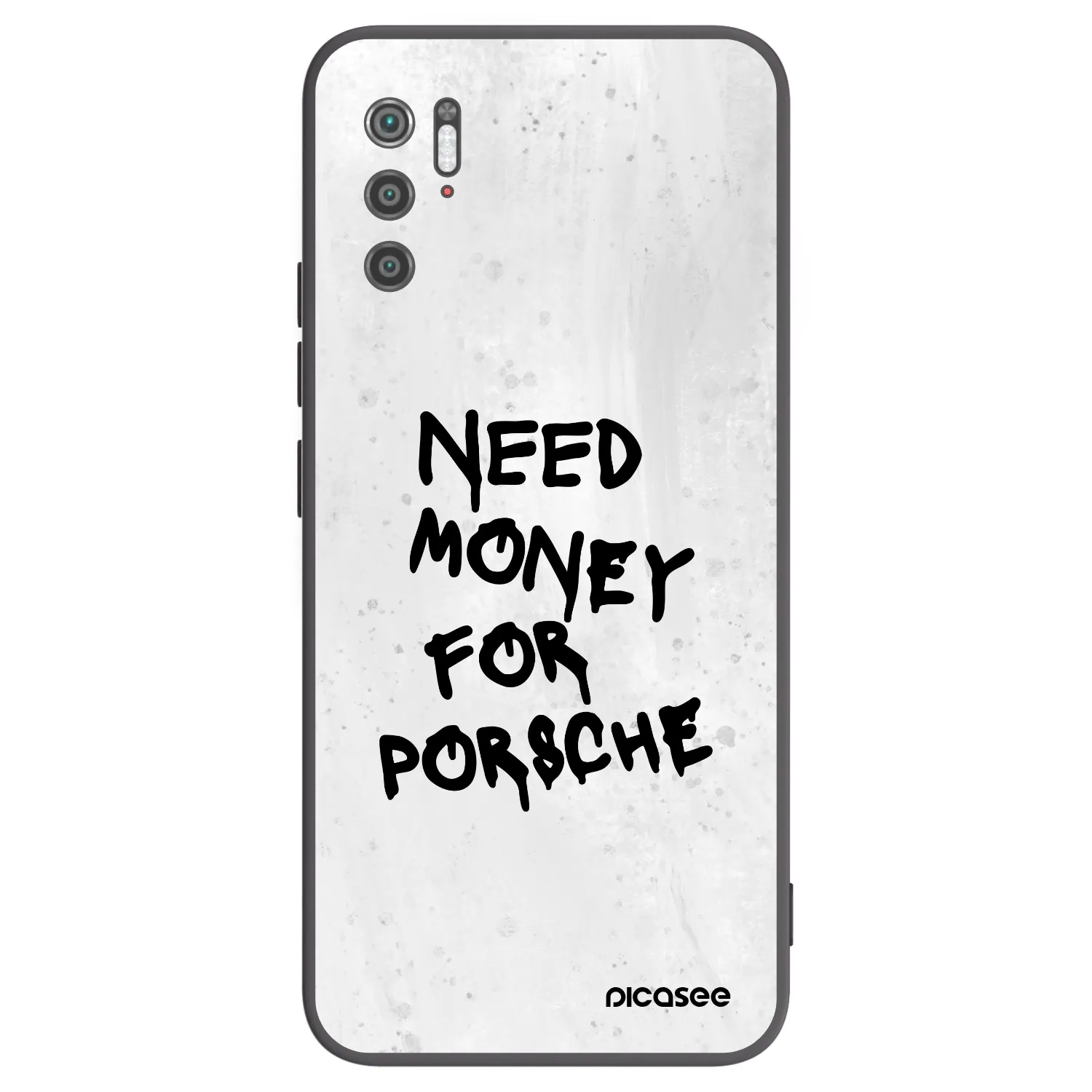 Picasee silikonowe czarne etui na Xiaomi Poco M3 Pro 5G - White Dollar