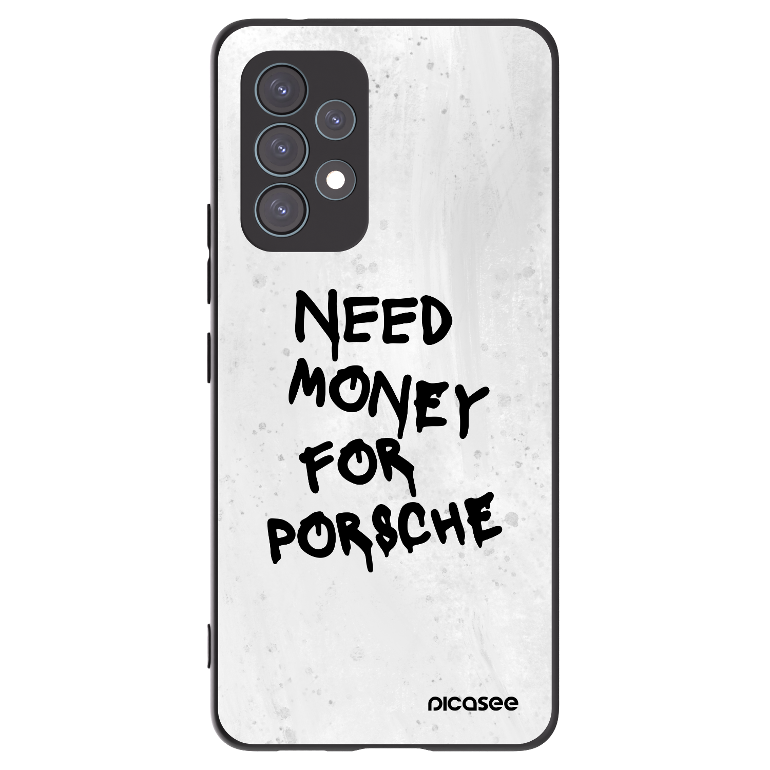 Picasee silikonowe czarne etui na Samsung Galaxy A53 5G A536 - White Dollar