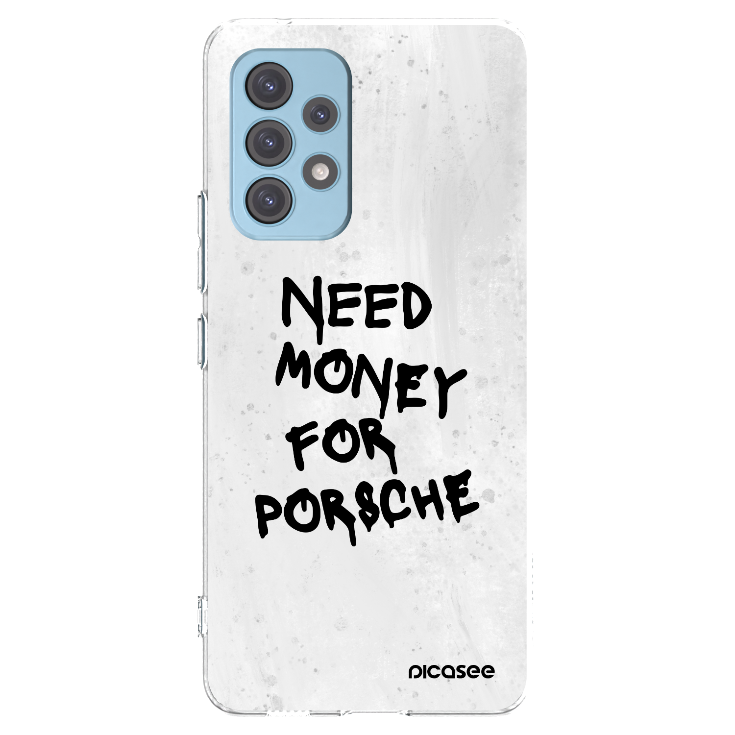Picasee silikonowe przeźroczyste etui na Samsung Galaxy A53 5G A536 - White Dollar