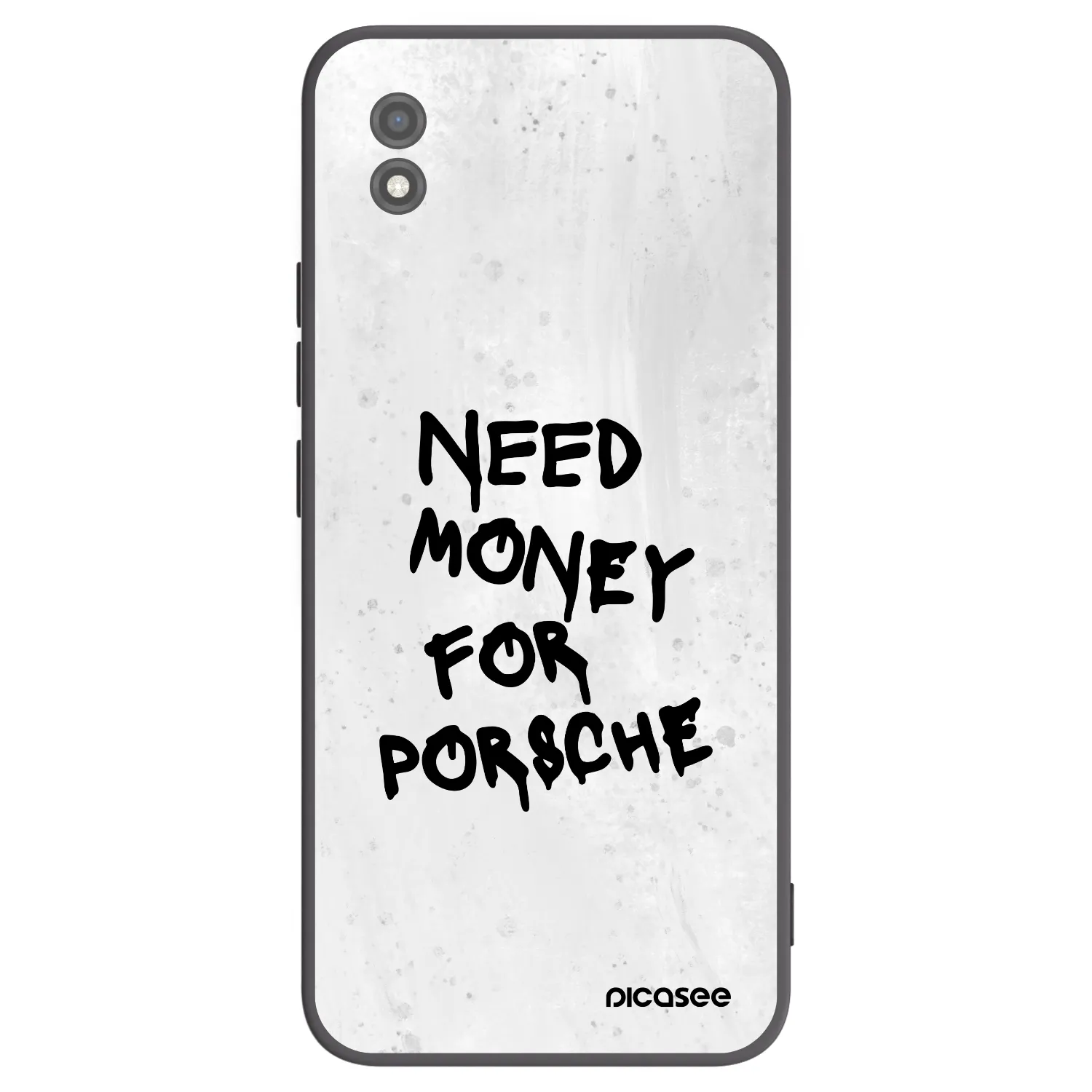 Picasee silikonowe czarne etui na Realme C11 (2021) - White Dollar