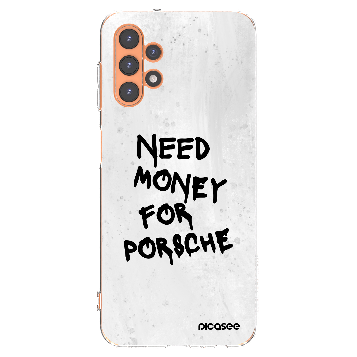Picasee silikonowe przeźroczyste etui na Samsung Galaxy A13 4G A135 - White Dollar