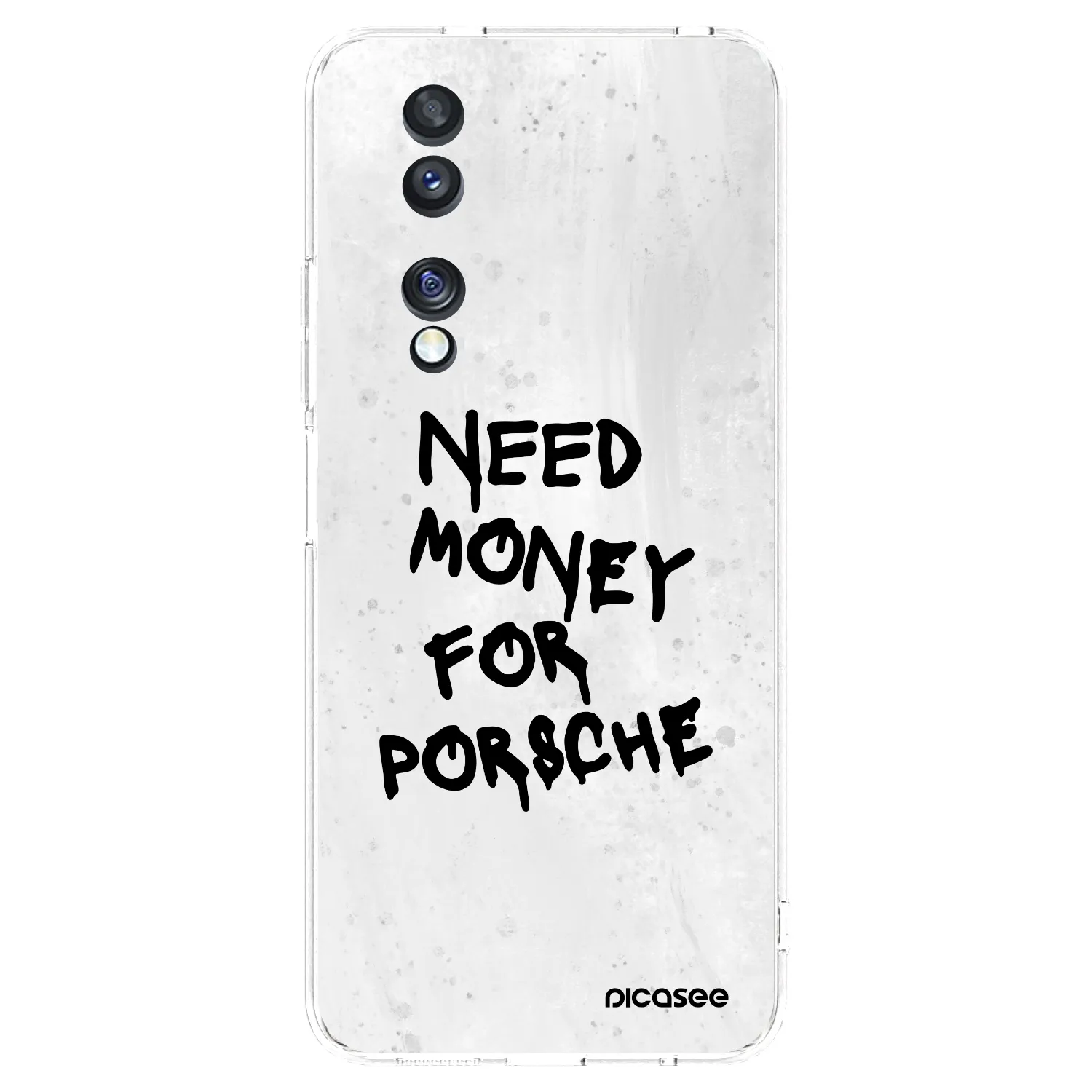 Picasee silikonowe przeźroczyste etui na Honor 70 - White Dollar