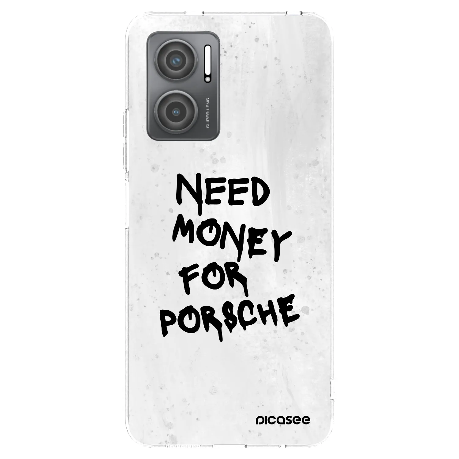 Picasee silikonowe przeźroczyste etui na Xiaomi Redmi 10 5G - White Dollar