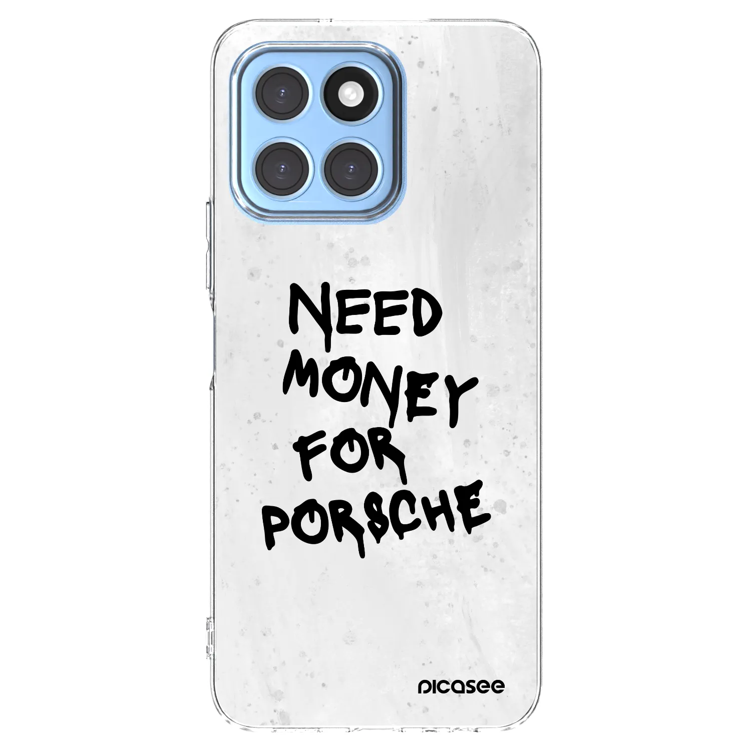 Picasee silikonowe przeźroczyste etui na Honor X6 - White Dollar
