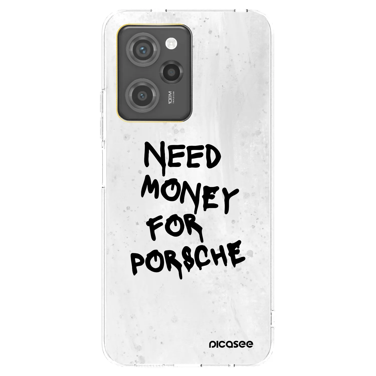 Picasee silikonowe przeźroczyste etui na Xiaomi Poco X5 Pro - White Dollar