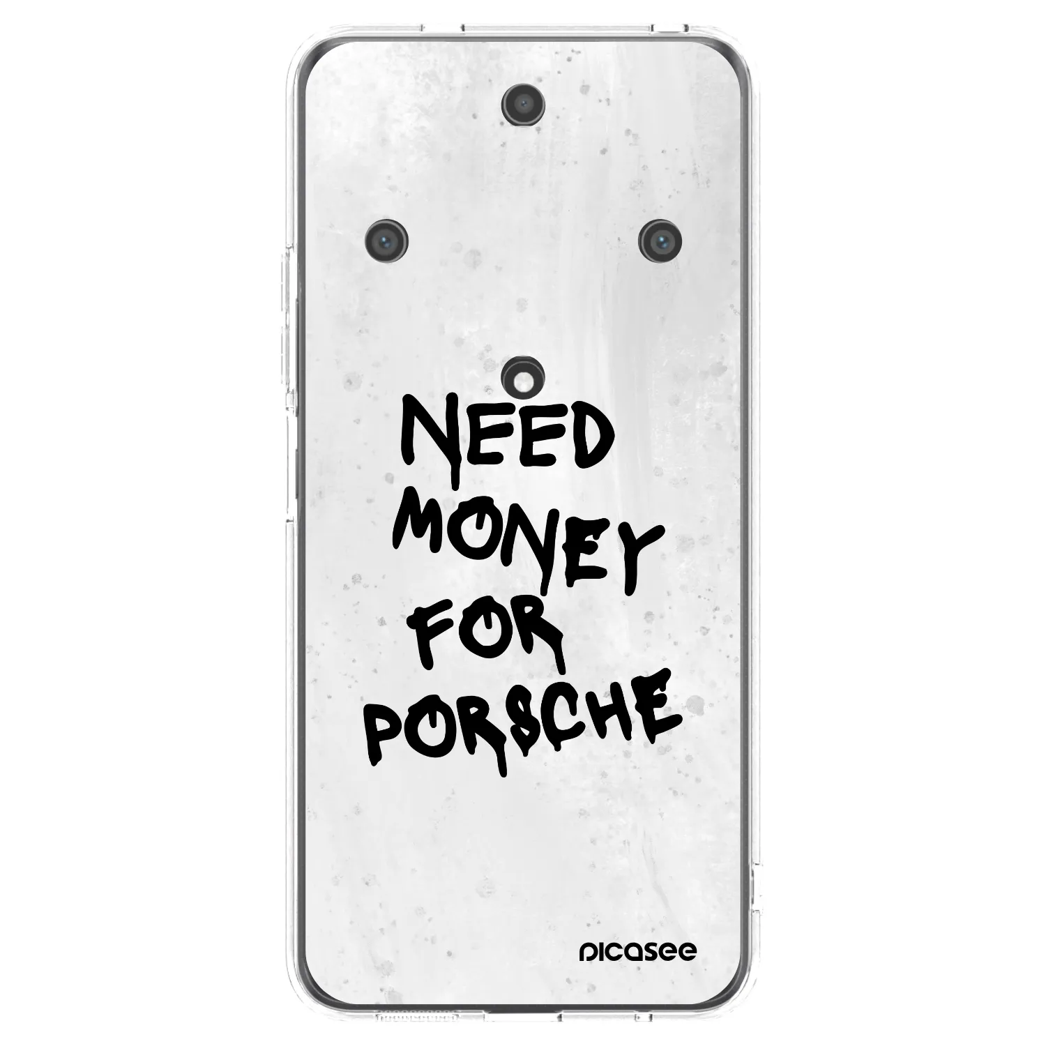 Picasee silikonowe przeźroczyste etui na Honor Magic5 Lite 5G - White Dollar