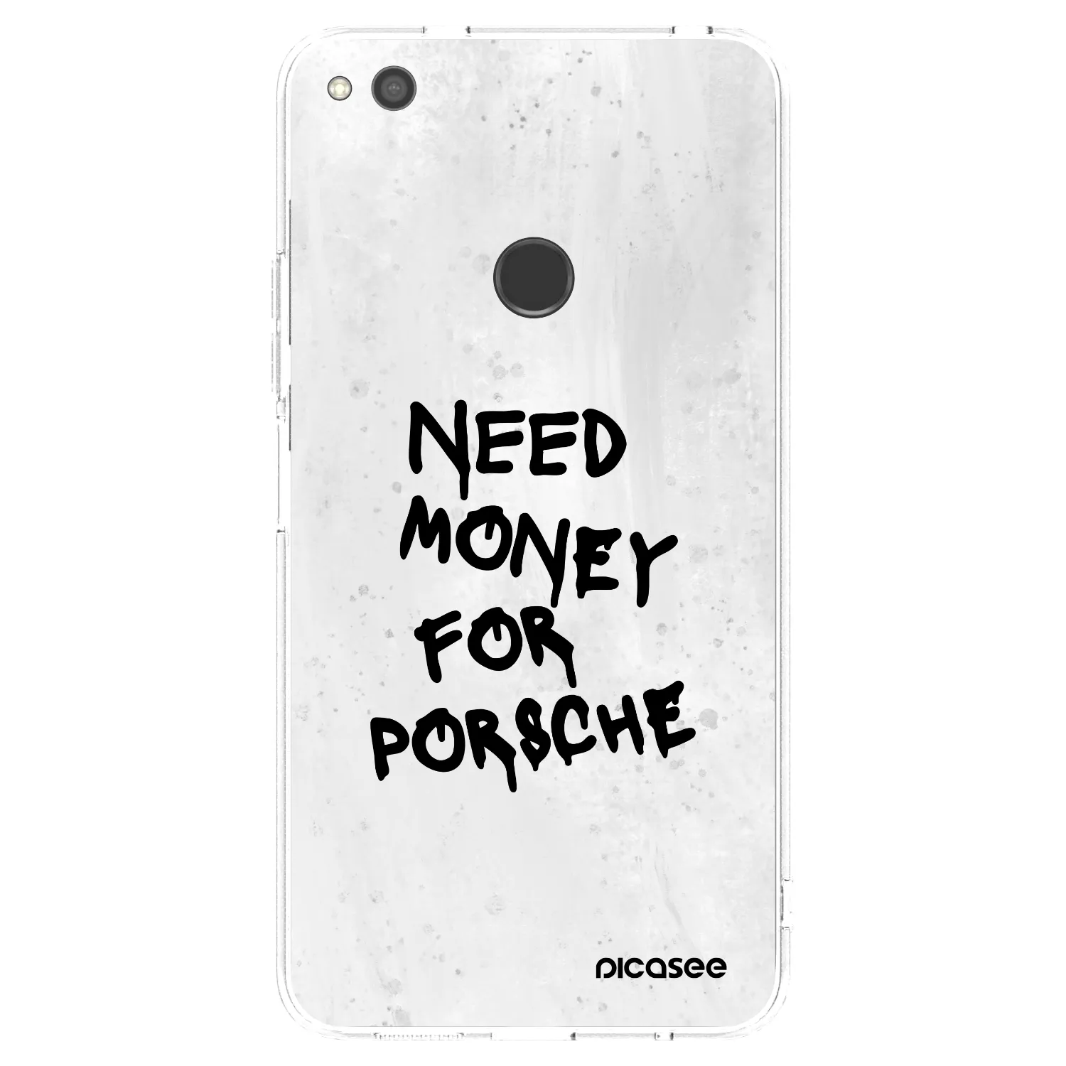 Picasee silikonowe przeźroczyste etui na Huawei P9 Lite 2017 - White Dollar