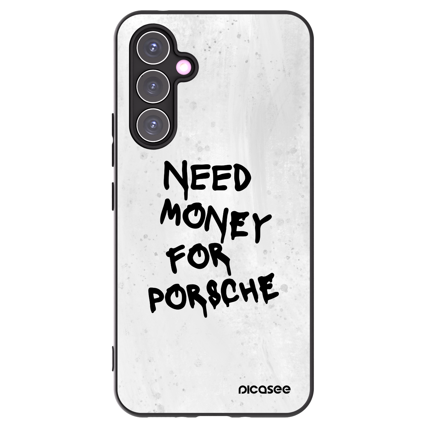 Picasee silikonowe czarne etui na Samsung Galaxy A54 5G A546B - White Dollar