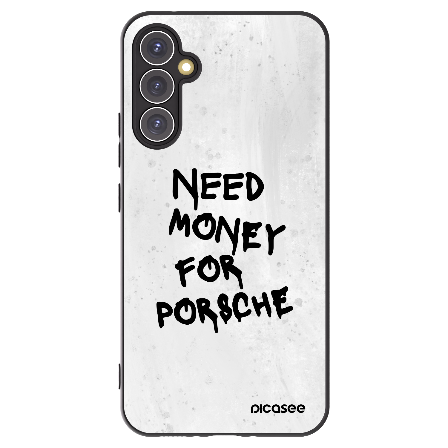 Picasee silikonowe czarne etui na Samsung Galaxy A34 5G A346B - White Dollar