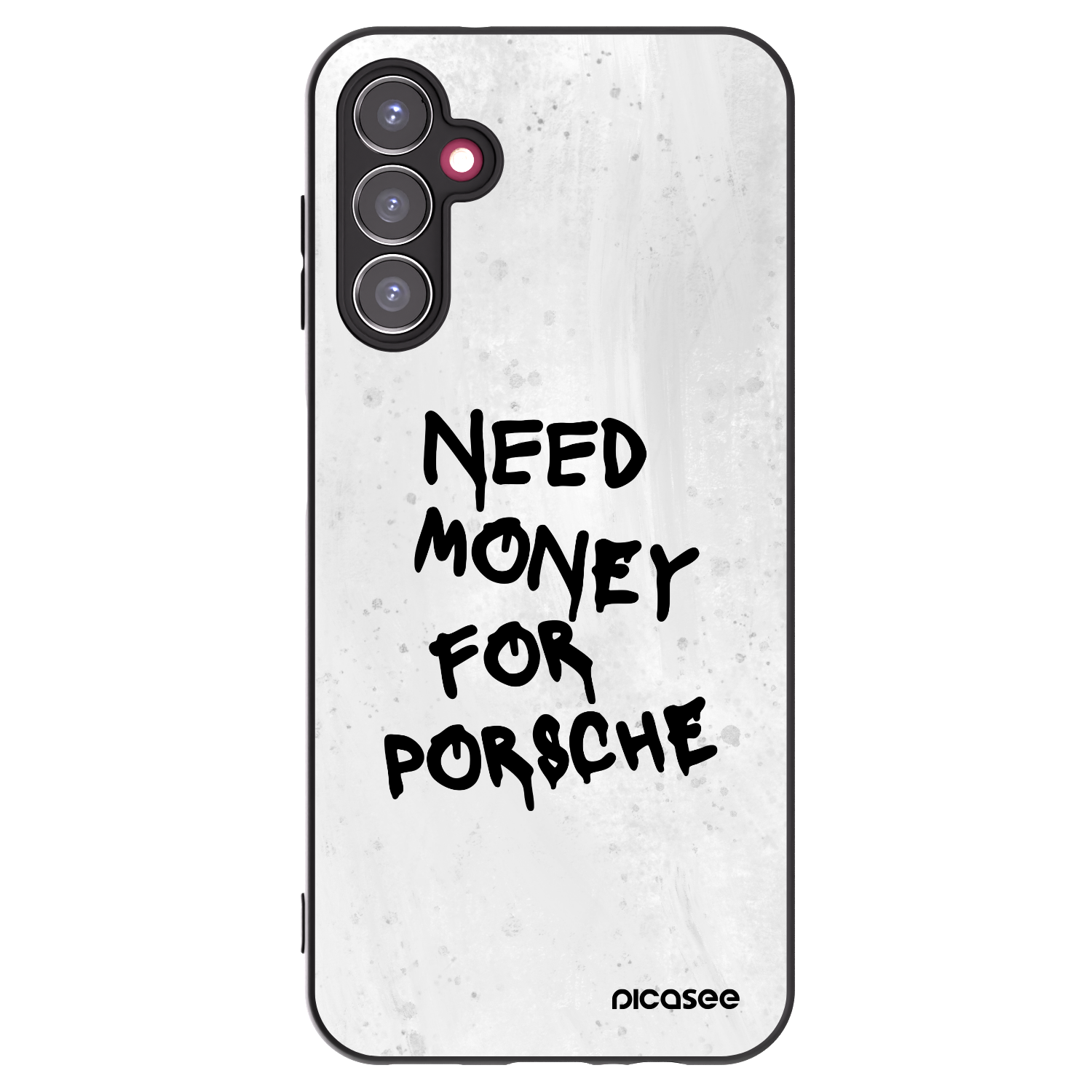 Picasee silikonowe czarne etui na Samsung Galaxy A14 5G A146P - White Dollar