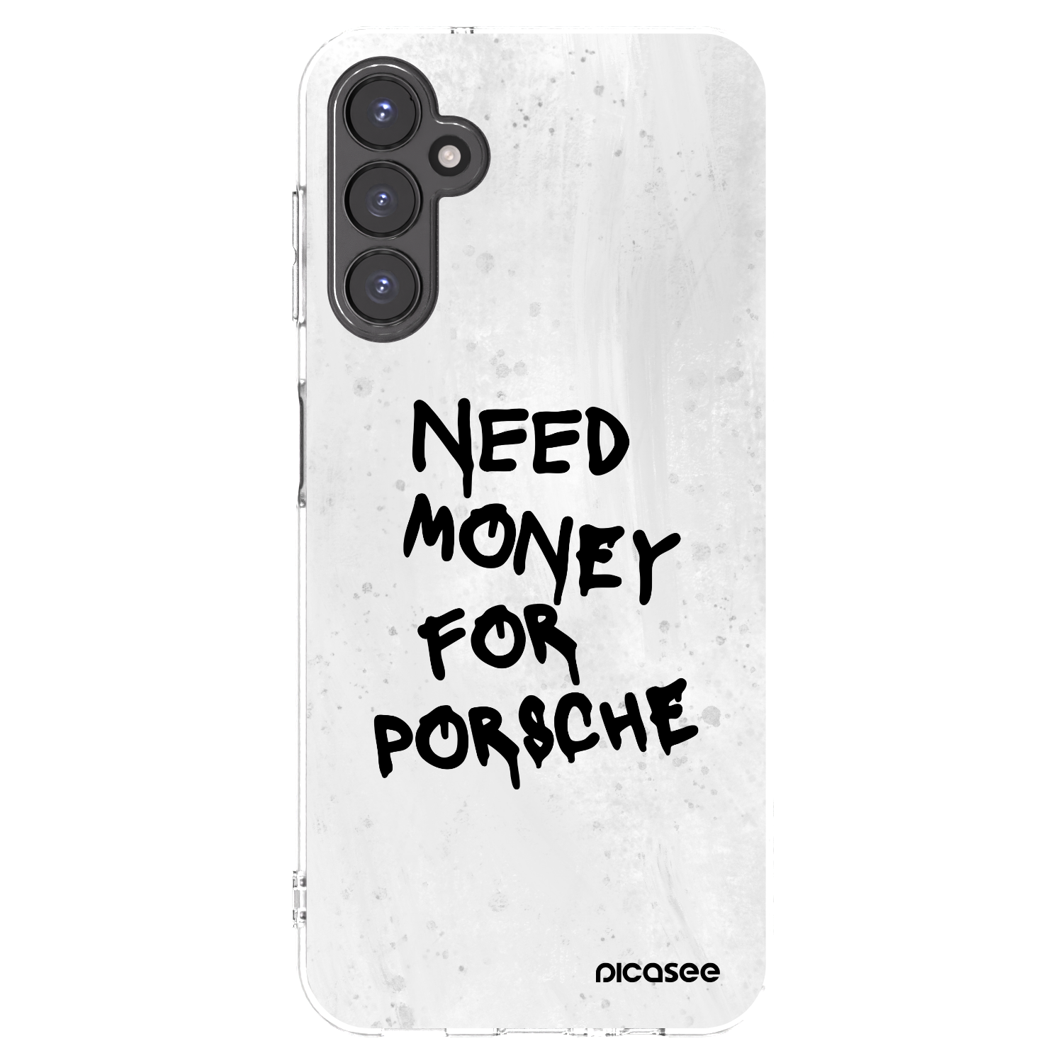 Picasee silikonowe przeźroczyste etui na Samsung Galaxy A14 5G A146P - White Dollar
