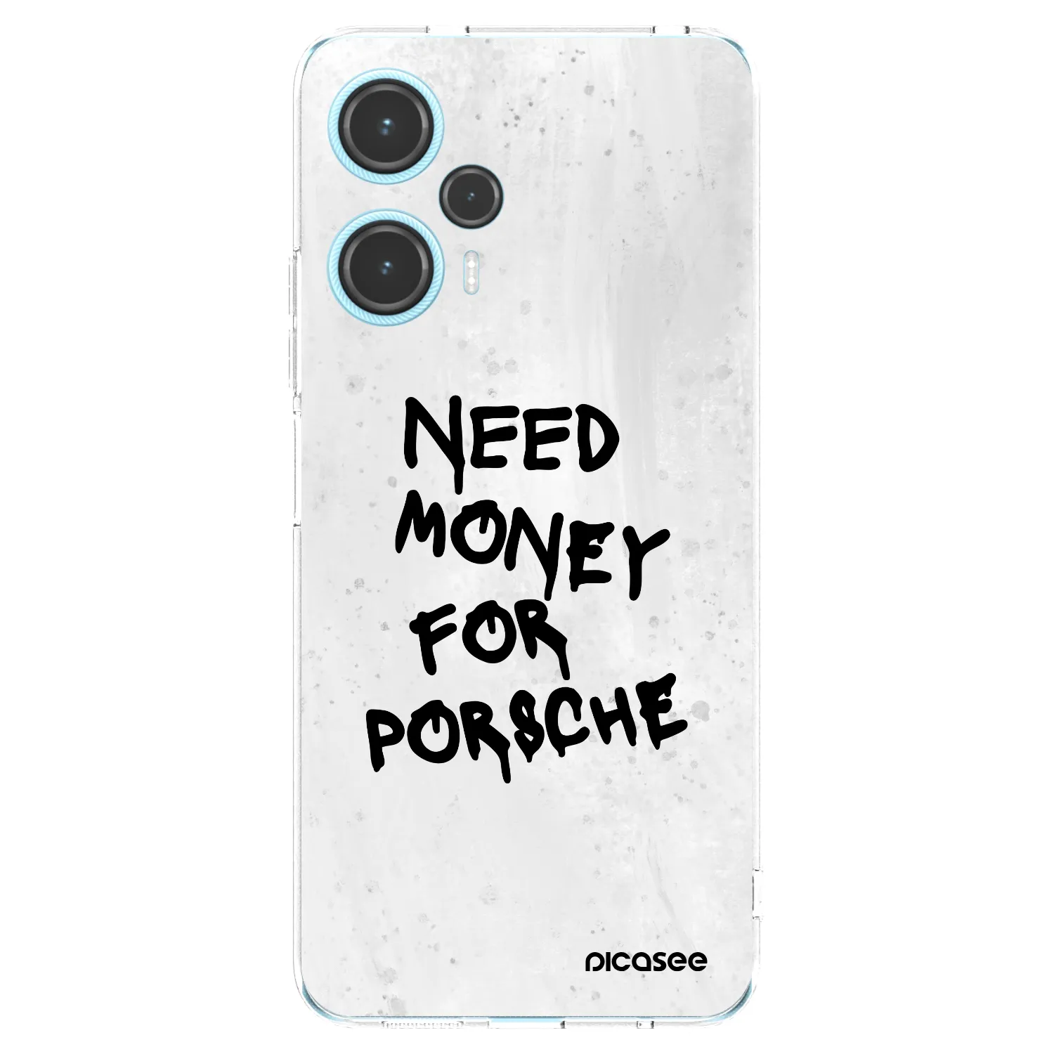 Picasee silikonowe przeźroczyste etui na Xiaomi Poco F5 - White Dollar