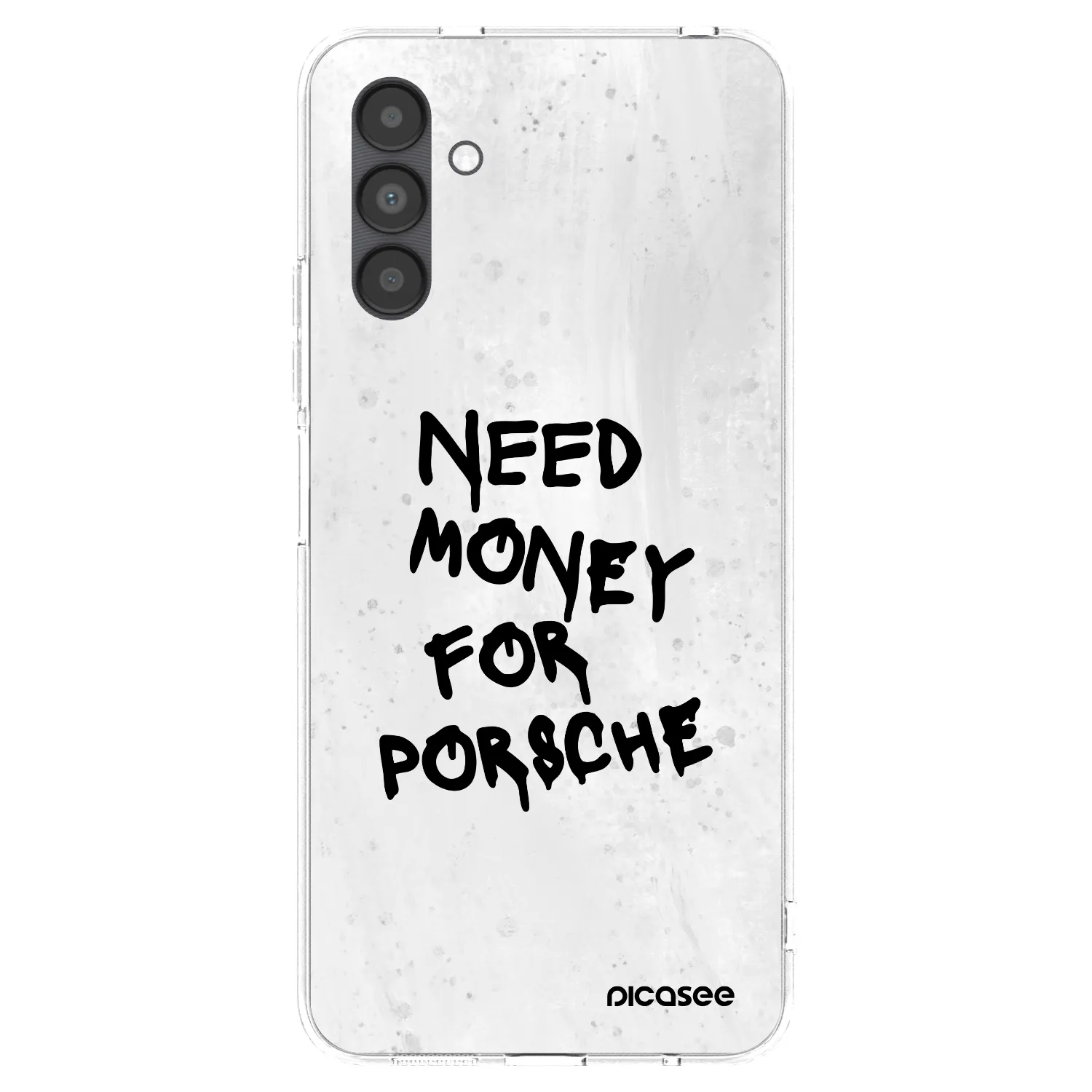 Picasee silikonowe przeźroczyste etui na Samsung Galaxy A04s A047F - White Dollar