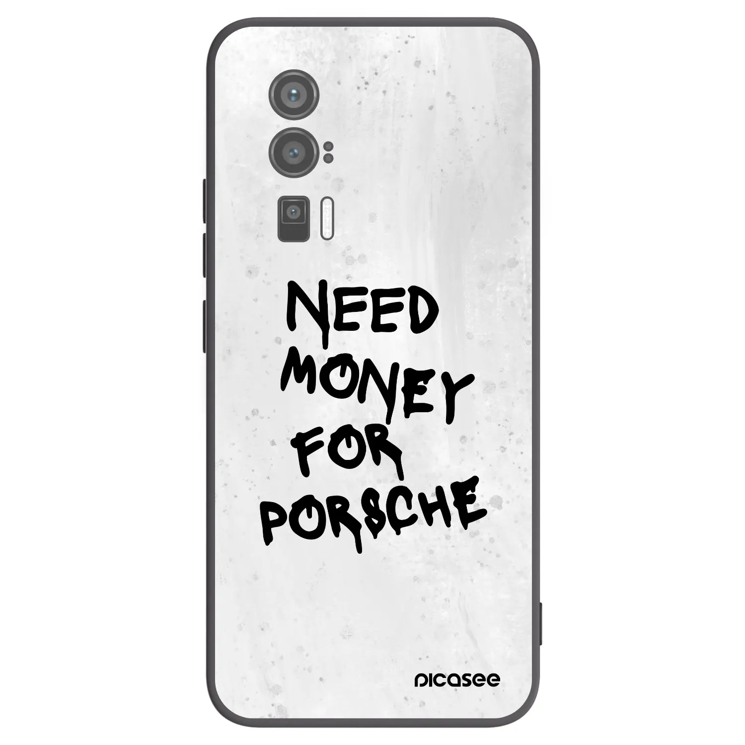 Picasee silikonowe czarne etui na Xiaomi Poco F5 Pro 5G - White Dollar