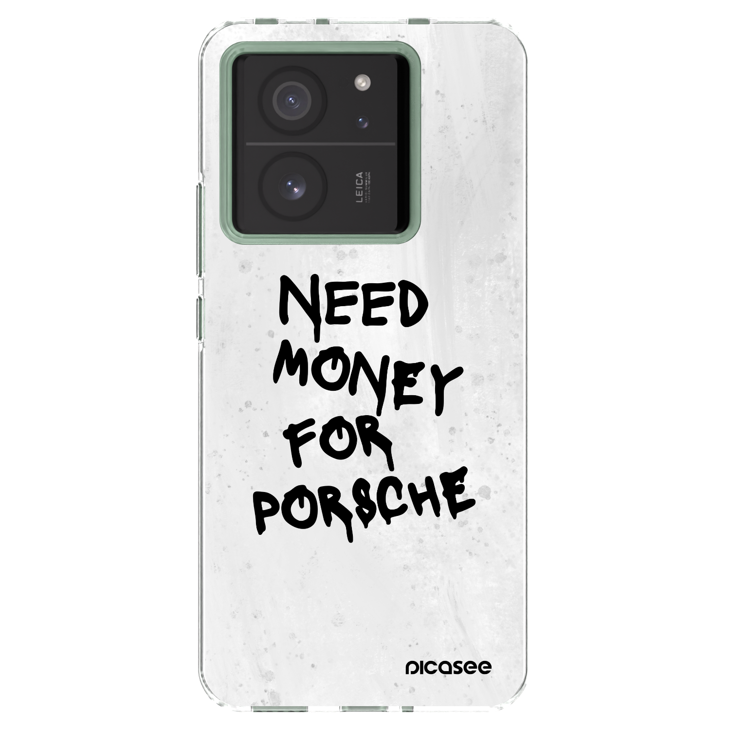Picasee silikonowe przeźroczyste etui na Xiaomi 13T Pro - White Dollar