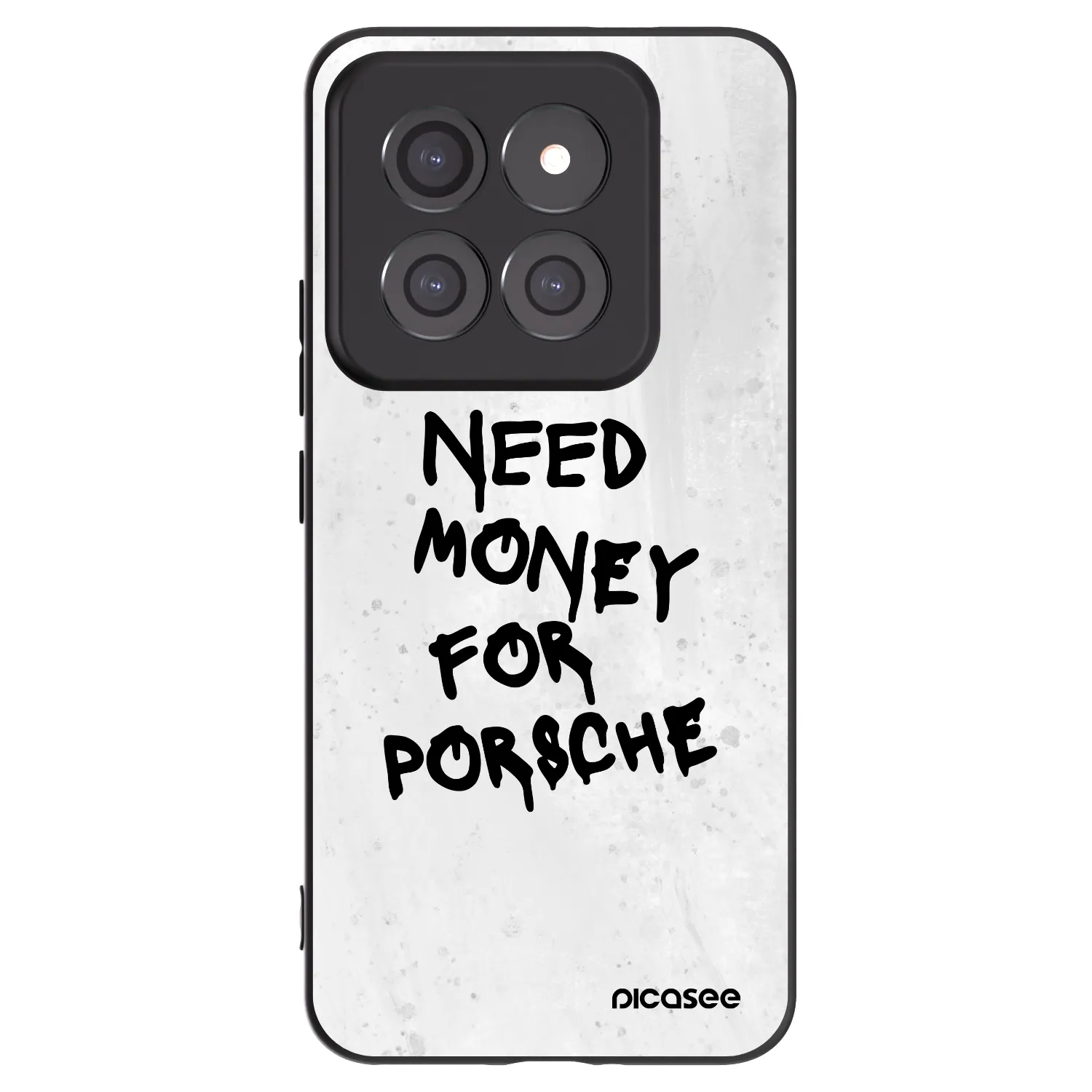Picasee silikonowe czarne etui na Xiaomi 14 Pro - White Dollar