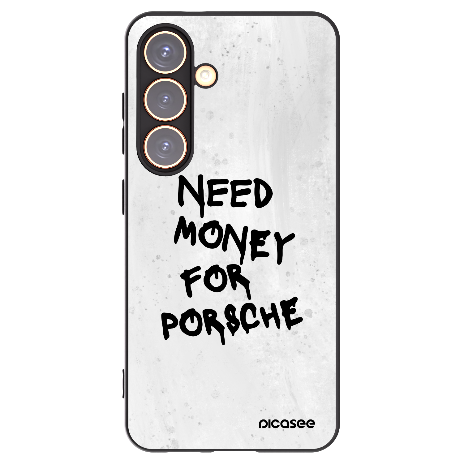 Picasee silikonowe czarne etui na Samsung Galaxy S24 S921B 5G - White Dollar