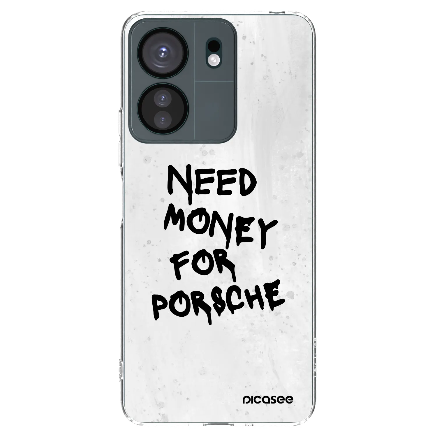 Picasee silikonowe przeźroczyste etui na Xiaomi Redmi 13C 4G - White Dollar