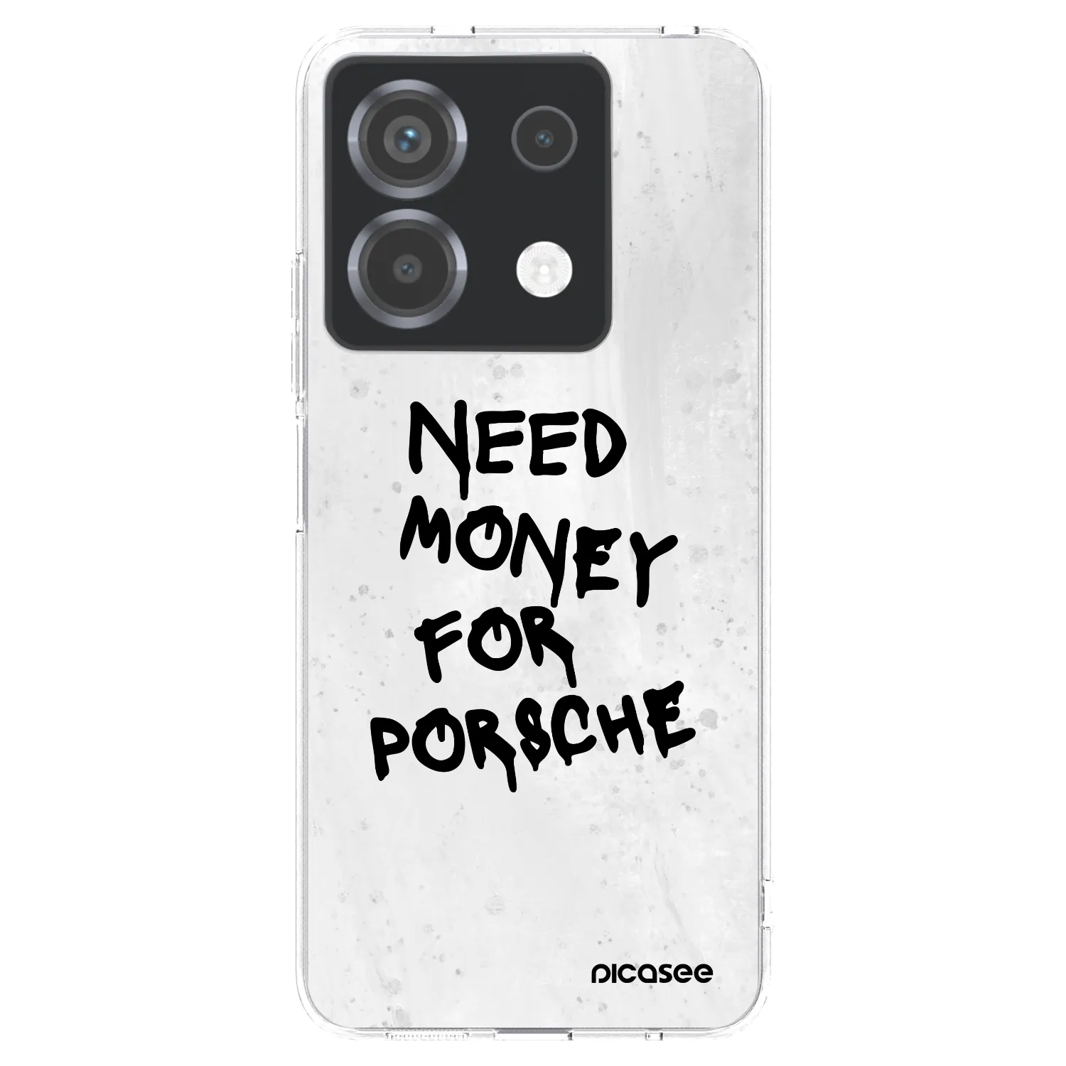 Picasee silikonowe przeźroczyste etui na Xiaomi Poco X6 - White Dollar