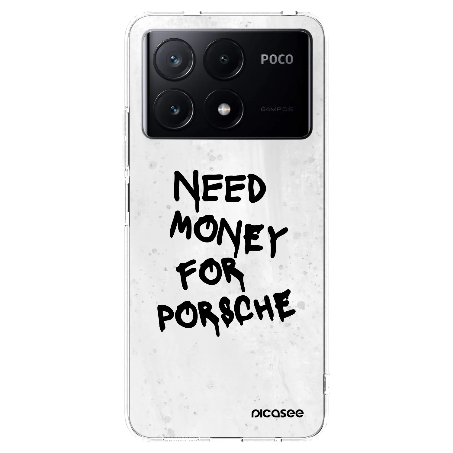 Picasee silikonowe przeźroczyste etui na Xiaomi Poco X6 Pro - White Dollar