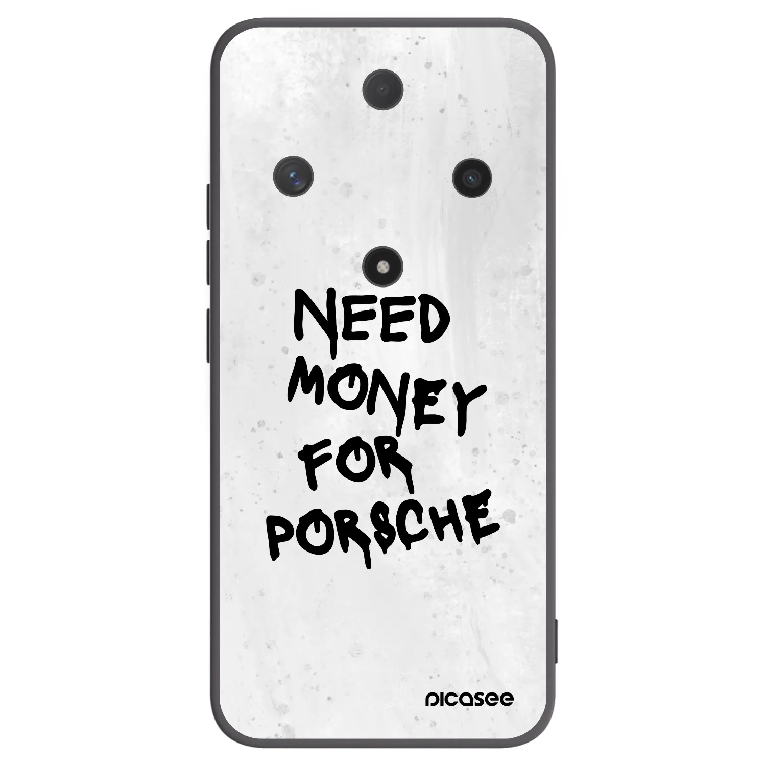 Picasee silikonowe czarne etui na Honor Magic6 Lite 5G - White Dollar
