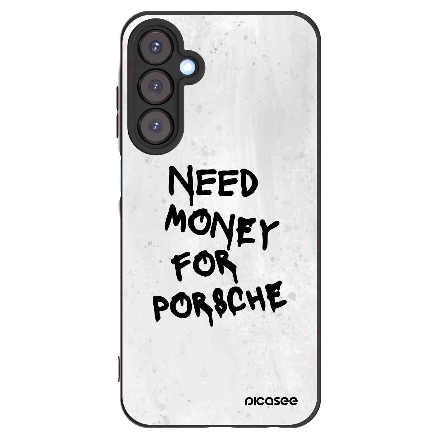 Picasee silikonowe czarne etui na Samsung Galaxy A25 A256B 5G - White Dollar