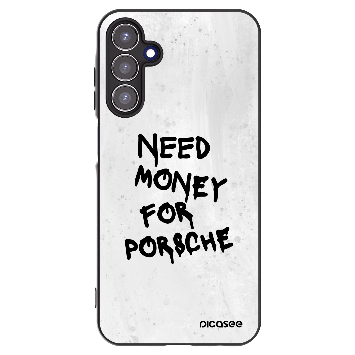 Picasee silikonowe czarne etui na Samsung Galaxy A15 A156B 5G - White Dollar