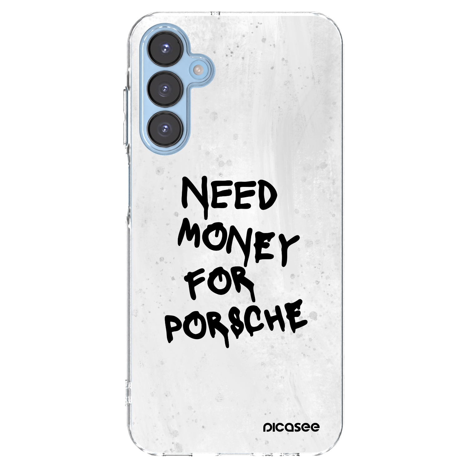 Picasee silikonowe przeźroczyste etui na Samsung Galaxy A15 A156B 5G - White Dollar