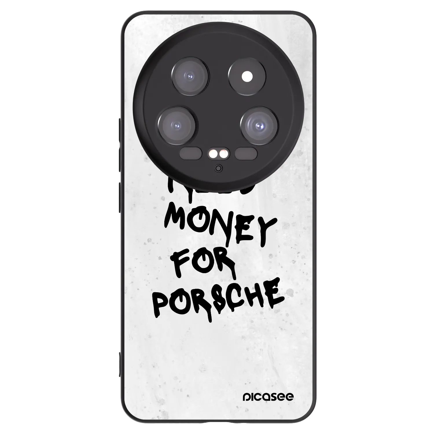Picasee silikonowe czarne etui na Xiaomi 14 Ultra - White Dollar