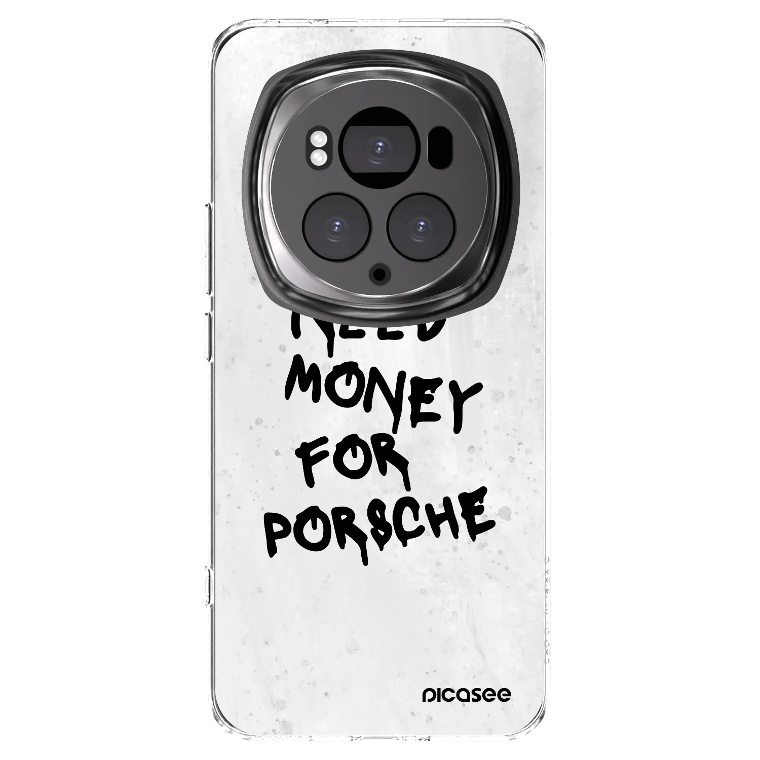 Picasee silikonowe przeźroczyste etui na Honor Magic6 Pro - White Dollar