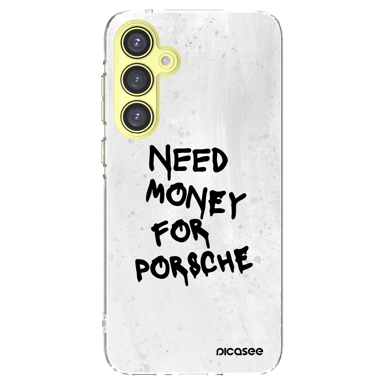 Picasee silikonowe przeźroczyste etui na Samsung Galaxy A35 5G A356B - White Dollar