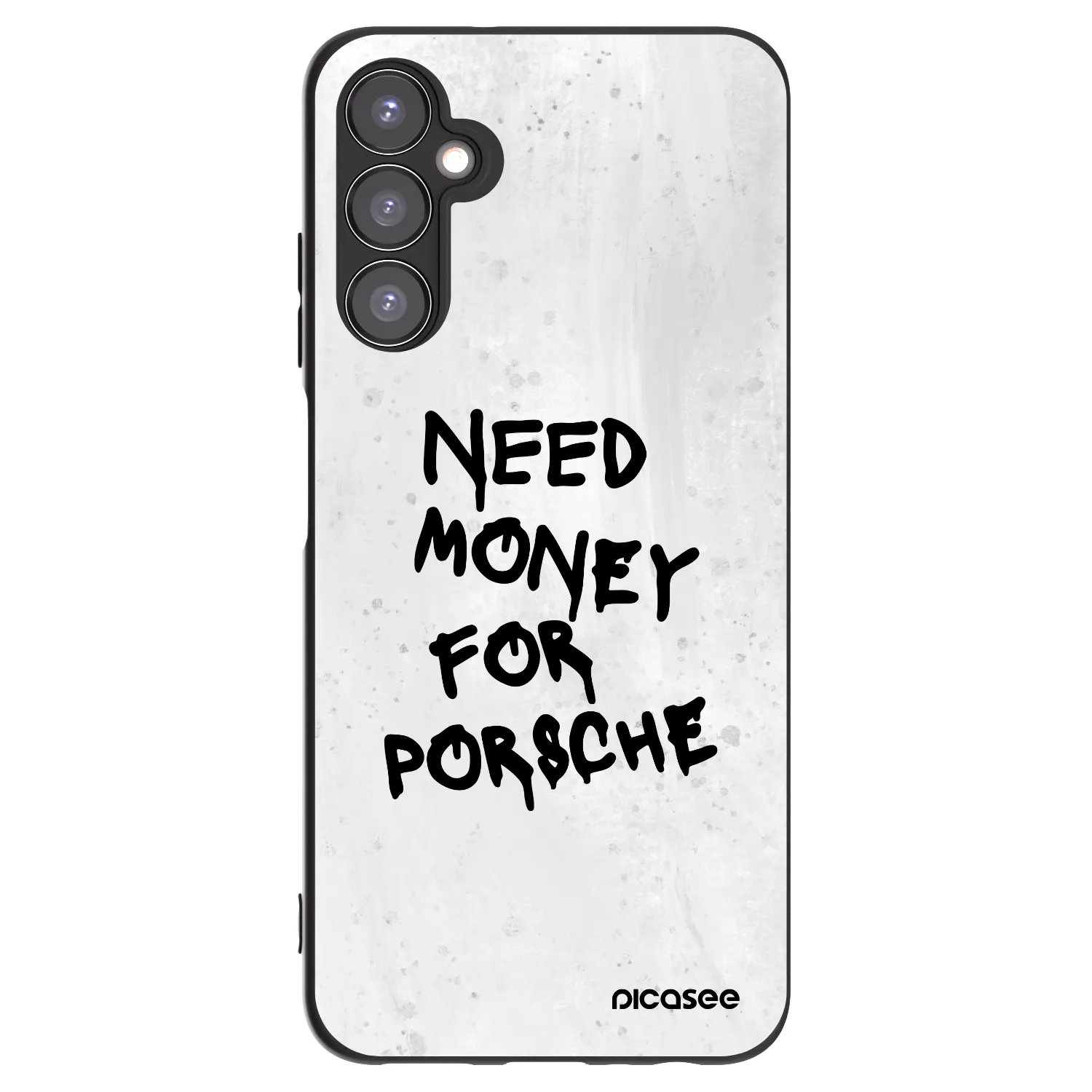 Picasee silikonowe czarne etui na Samsung Galaxy A05s A057G - White Dollar