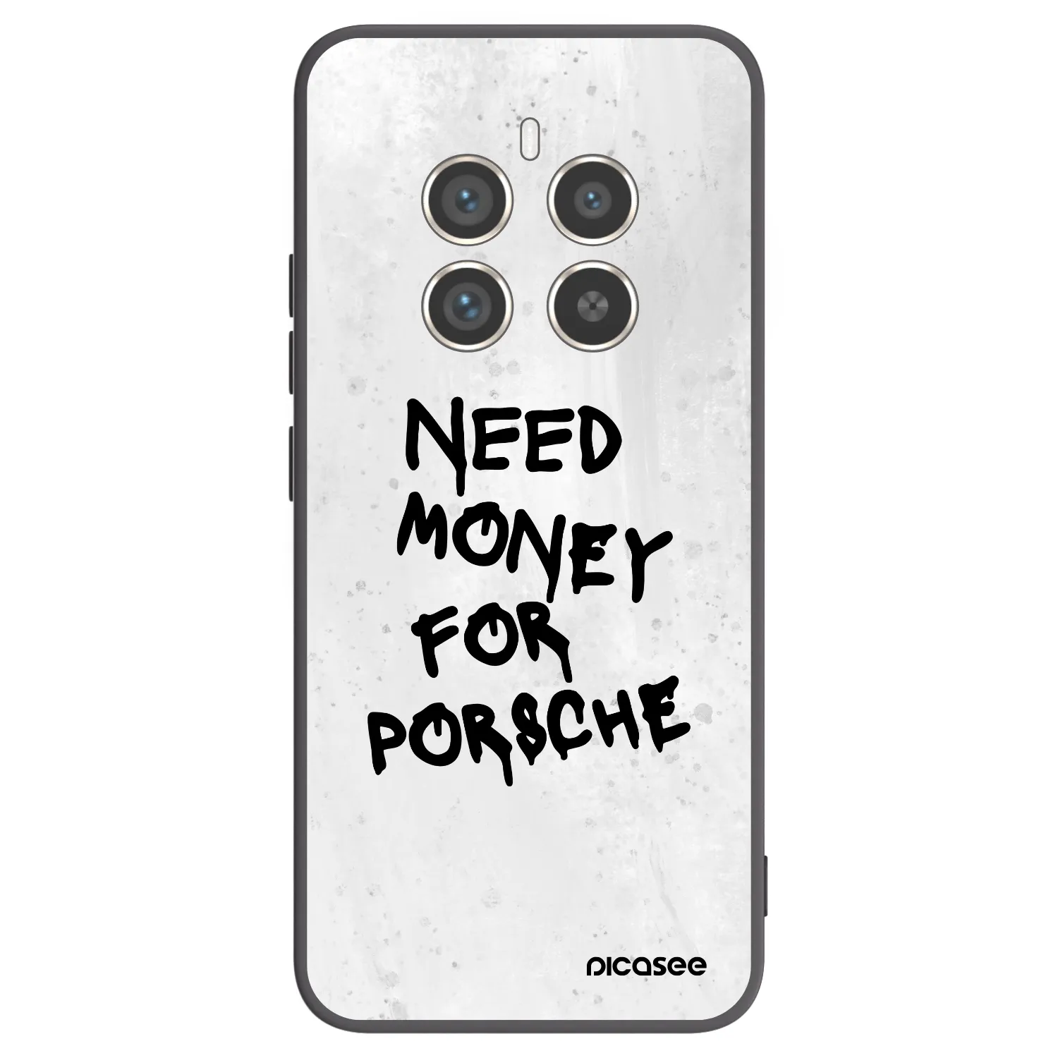 Picasee silikonowe czarne etui na Realme 12 Pro 5G - White Dollar