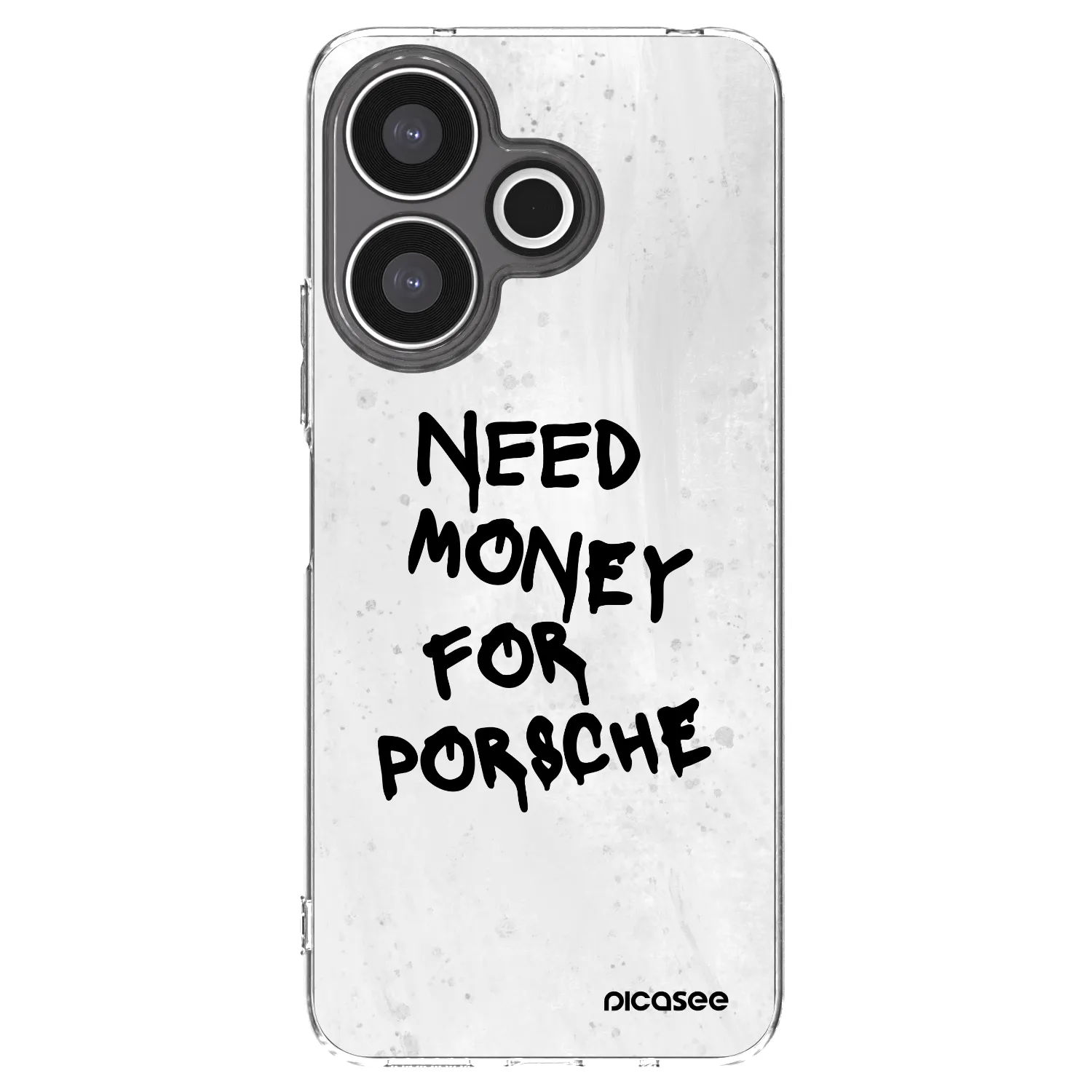 Picasee silikonowe przeźroczyste etui na Xiaomi Redmi 13 4G - White Dollar