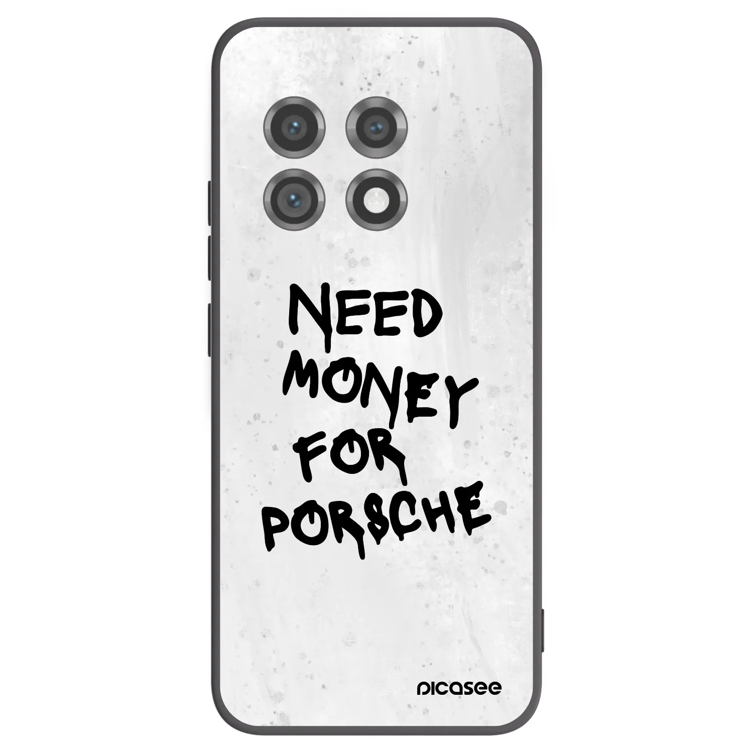 Picasee silikonowe czarne etui na OnePlus 11 5G - White Dollar