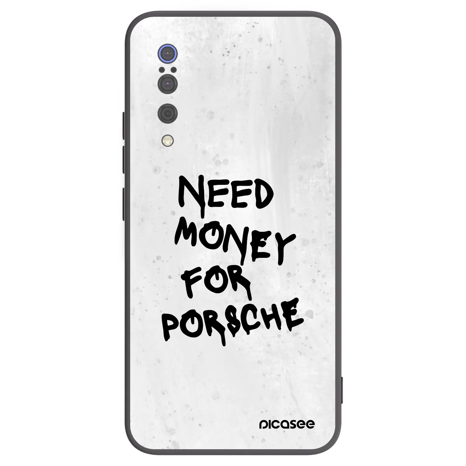 Picasee silikonowe czarne etui na Xiaomi Mi 9 - White Dollar