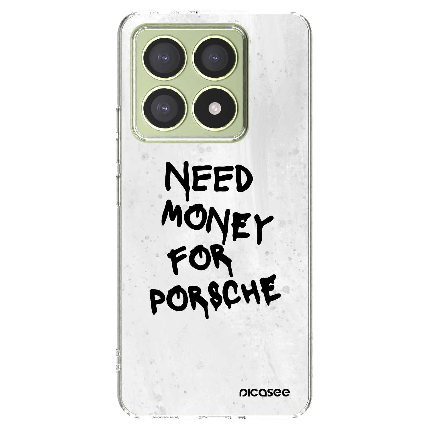 Picasee silikonowe przeźroczyste etui na Xiaomi 14T - White Dollar