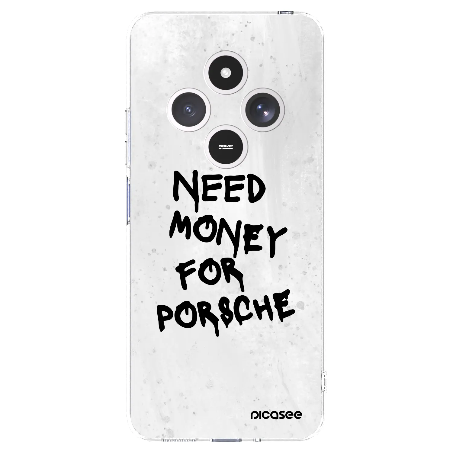 Picasee silikonowe przeźroczyste etui na Xiaomi Redmi 14C - White Dollar