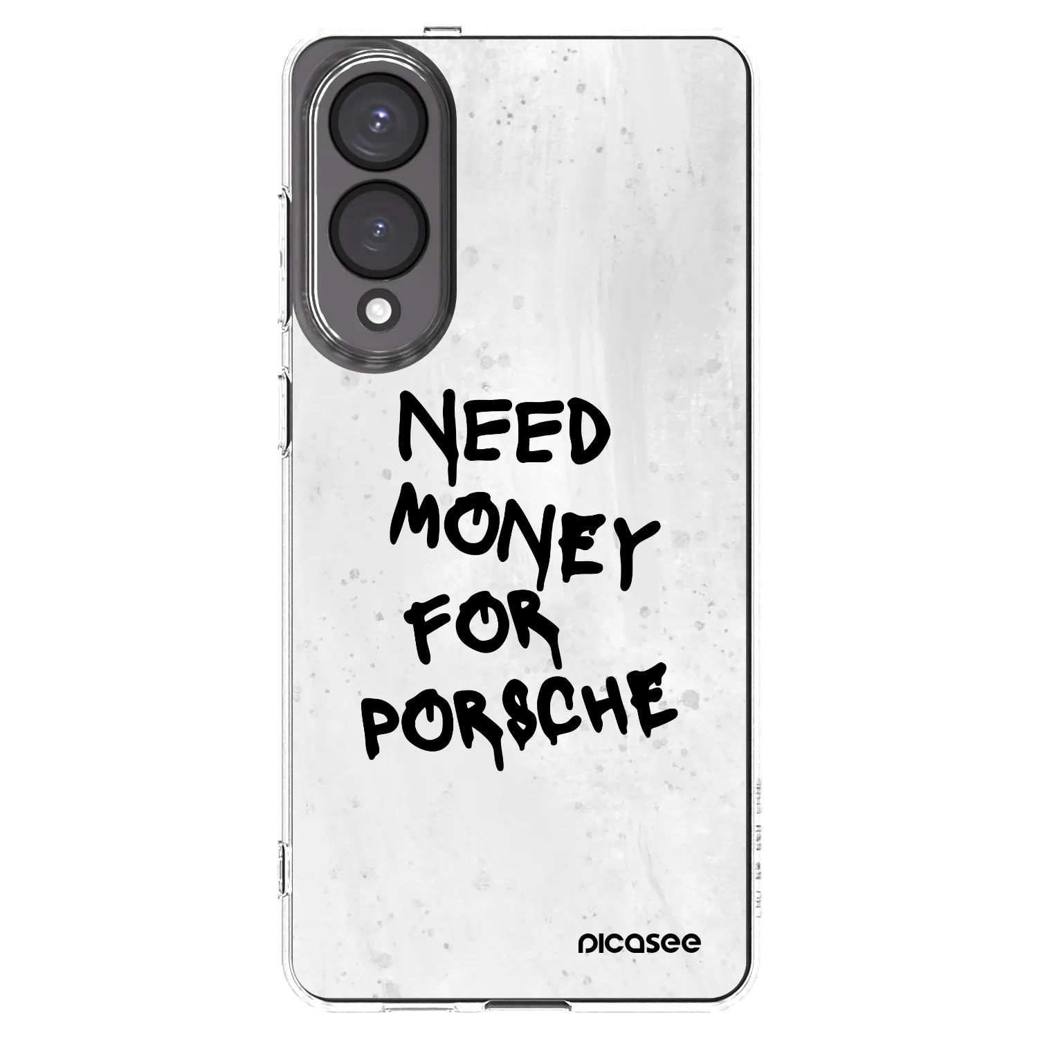 Picasee silikonowe przeźroczyste etui na Samsung Galaxy S25 Edge 5G - White Dollar